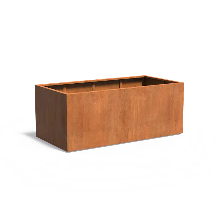 Moestuinbak cortenstaal 200x100x80cm