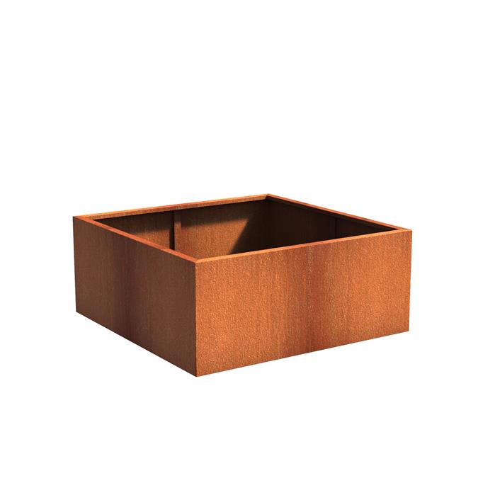 Moestuinbak cortenstaal 140x140x60cm