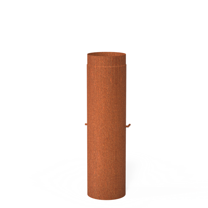 Schoorsteen met regelklep 1m dia.154