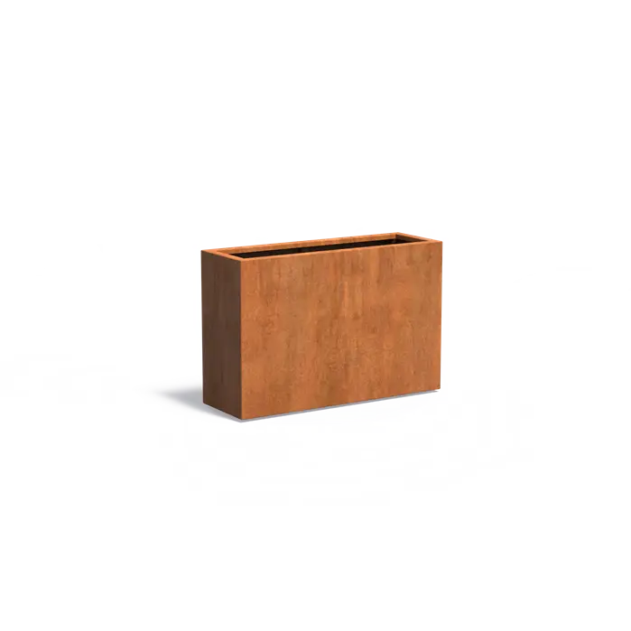 Moestuinbak cortenstaal 120x40x80cm