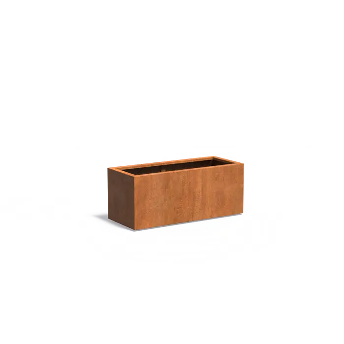 Moestuinbak cortenstaal 120x50x50cm