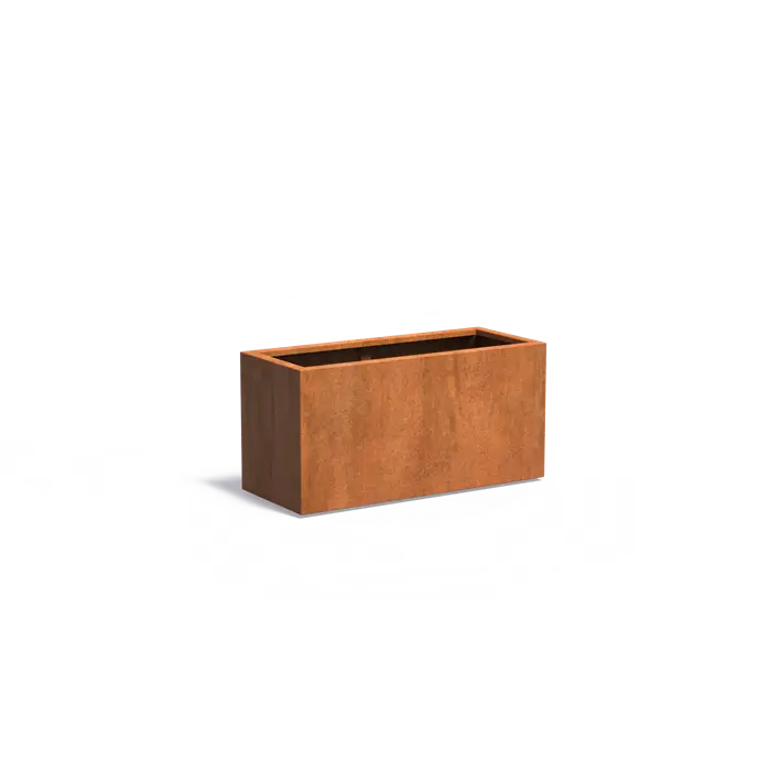 Moestuinbak cortenstaal 120x50x60cm