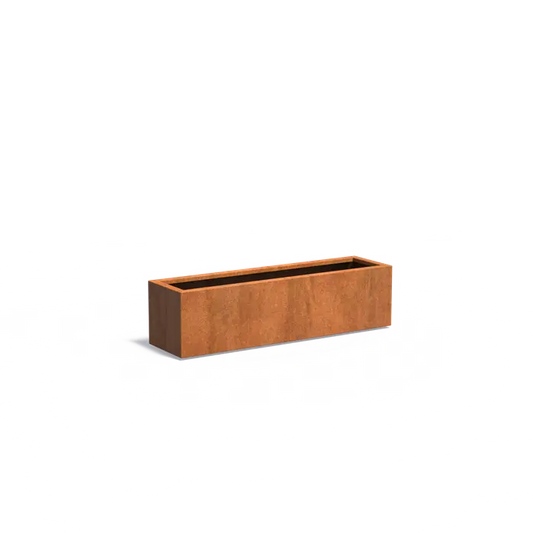 Moestuinbak cortenstaal 150x40x40cm