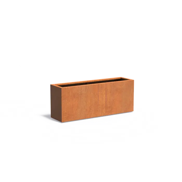 Moestuinbak cortenstaal 150x40x60cm