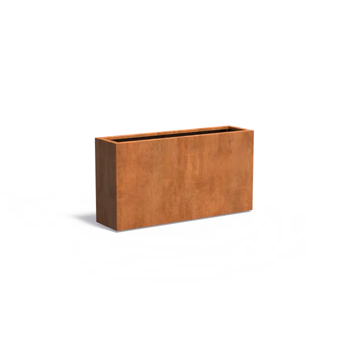 Moestuinbak cortenstaal 150x40x80cm