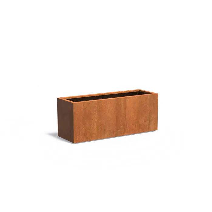 Moestuinbak cortenstaal 150x50x60cm