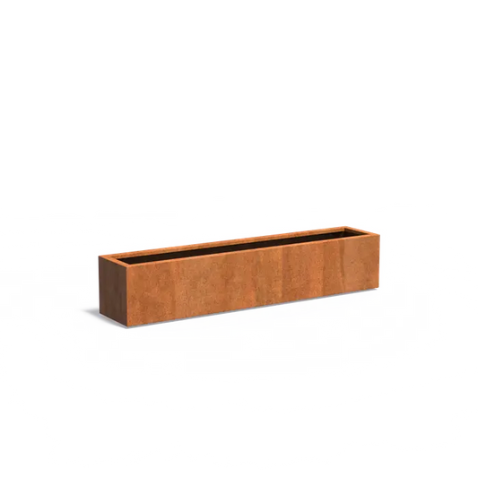 Moestuinbak cortenstaal 200x40x40cm