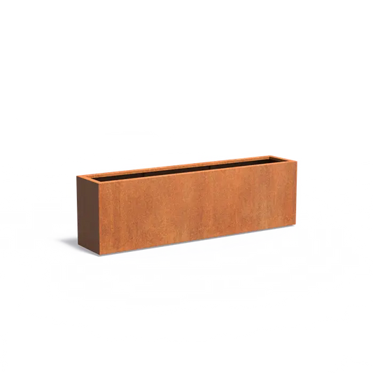 Moestuinbak cortenstaal 200x40x60cm