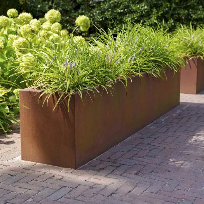 Moestuinbak cortenstaal 200x50x50cm