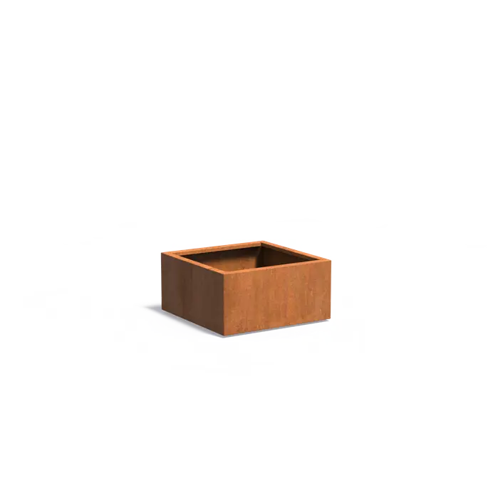 Moestuinbak cortenstaal 80x80x40